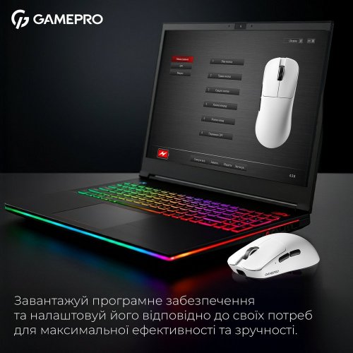 Купити Миша GamePro Genesis Asgard Odin GM035 White - ціна в Києві, Львові, Вінниці, Хмельницькому, Франківську, Україні | інтернет-магазин TELEMART.UA фото