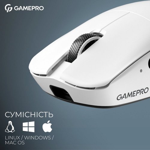 Купити Миша GamePro Genesis Asgard Odin GM035 White - ціна в Києві, Львові, Вінниці, Хмельницькому, Франківську, Україні | інтернет-магазин TELEMART.UA фото