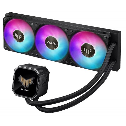 Купить Готовая СВО Asus TUF Gaming LC III 360 ARGB LCD (90RC01A1-B0EAY0) Black с проверкой совместимости: обзор, характеристики, цена в Киеве, Днепре, Одессе, Харькове, Украине | интернет-магазин TELEMART.UA фото