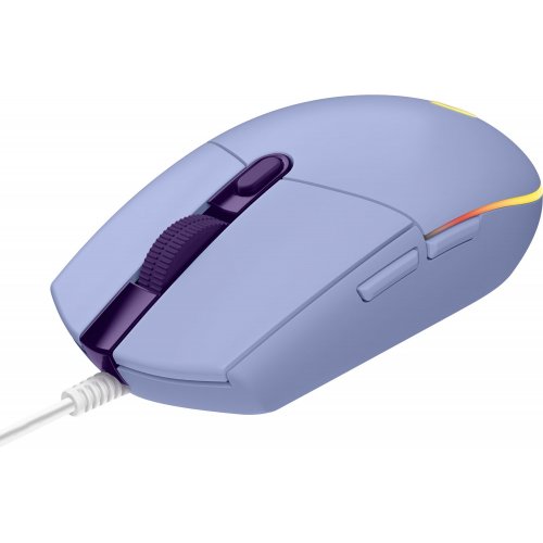 Купити Миша Logitech G203 Lightsync (910-005853) Lilac - ціна в Києві, Львові, Вінниці, Хмельницькому, Франківську, Україні | інтернет-магазин TELEMART.UA фото