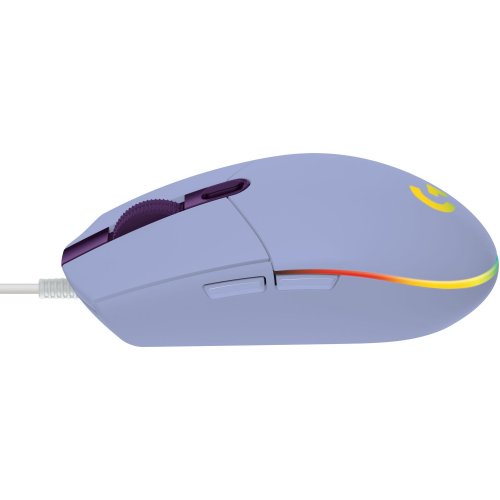 Купити Миша Logitech G203 Lightsync (910-005853) Lilac - ціна в Києві, Львові, Вінниці, Хмельницькому, Франківську, Україні | інтернет-магазин TELEMART.UA фото