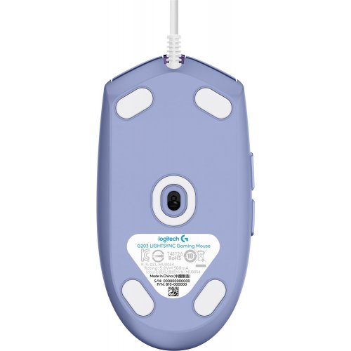 Купити Миша Logitech G203 Lightsync (910-005853) Lilac - ціна в Києві, Львові, Вінниці, Хмельницькому, Франківську, Україні | інтернет-магазин TELEMART.UA фото