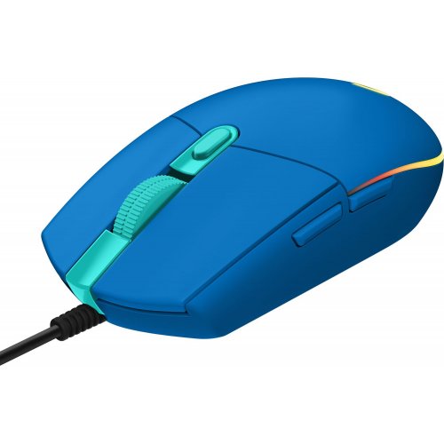 Купити Миша Logitech G203 Lightsync (910-005798) Blue - ціна в Києві, Львові, Вінниці, Хмельницькому, Франківську, Україні | інтернет-магазин TELEMART.UA фото