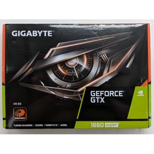 Купить Видеокарта Gigabyte GeForce GTX 1660 SUPER D6 6144MB (GV-N166SD6-6GD) (Восстановлено продавцом, 782227) с проверкой совместимости: обзор, характеристики, цена в Киеве, Днепре, Одессе, Харькове, Украине | интернет-магазин TELEMART.UA фото