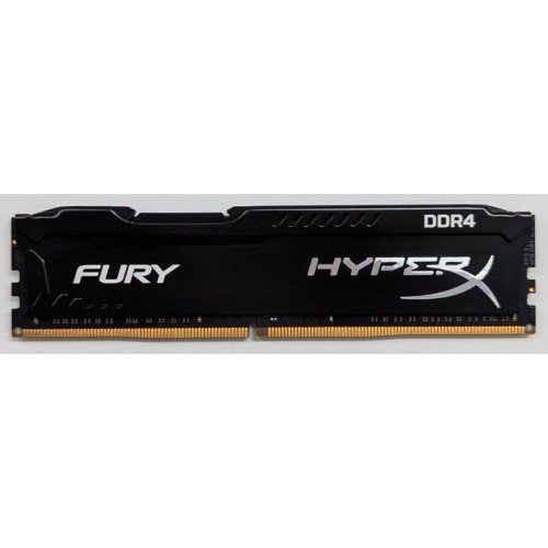 Озп HyperX DDR4 8GB 2666Mhz Fury Black (HX426C16FB3/8) (Відновлено продавцем, 782228) купити з перевіркою сумісності: огляд, характеристики, ціна у Києві, Львові, Вінниці, Хмельницькому, Івано-Франківську, Україні | інтернет-магазин TELEMART.UA фото