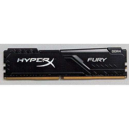 Озп HyperX DDR4 8GB 2666Mhz Fury Black (HX426C16FB3/8) (Відновлено продавцем, 782229) купити з перевіркою сумісності: огляд, характеристики, ціна у Києві, Львові, Вінниці, Хмельницькому, Івано-Франківську, Україні | інтернет-магазин TELEMART.UA фото