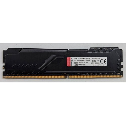 Озп HyperX DDR4 8GB 2666Mhz Fury Black (HX426C16FB3/8) (Відновлено продавцем, 782229) купити з перевіркою сумісності: огляд, характеристики, ціна у Києві, Львові, Вінниці, Хмельницькому, Івано-Франківську, Україні | інтернет-магазин TELEMART.UA фото
