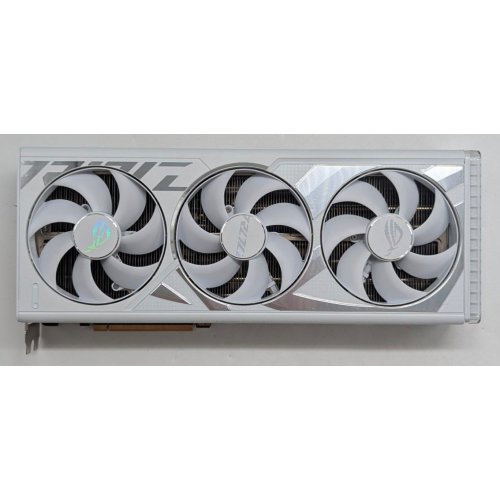Купить Видеокарта Asus ROG Strix GeForce RTX 4080 SUPER OC White 16384MB (ROG-STRIX-RTX4080S-O16G-WHITE) (Восстановлено продавцом, 782238) с проверкой совместимости: обзор, характеристики, цена в Киеве, Днепре, Одессе, Харькове, Украине | интернет-магазин TELEMART.UA фото