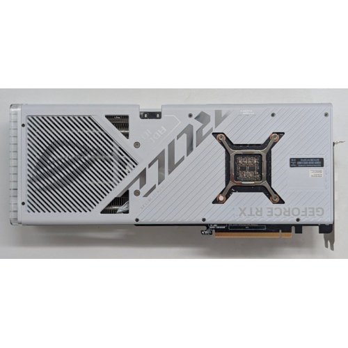 Купить Видеокарта Asus ROG Strix GeForce RTX 4080 SUPER OC White 16384MB (ROG-STRIX-RTX4080S-O16G-WHITE) (Восстановлено продавцом, 782238) с проверкой совместимости: обзор, характеристики, цена в Киеве, Днепре, Одессе, Харькове, Украине | интернет-магазин TELEMART.UA фото