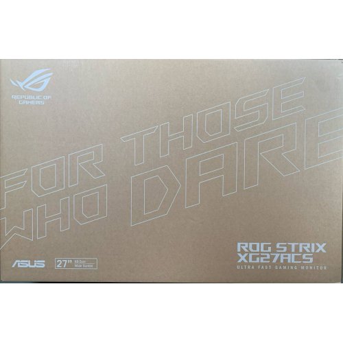 Купити Уцінка монітор Asus 27" ROG Strix 27" XG27ACS (90LM09Q0-B01170) Black (Пошкоджено пакування, 782246) - ціна в Києві, Львові, Вінниці, Хмельницькому, Франківську, Україні | інтернет-магазин TELEMART.UA фото