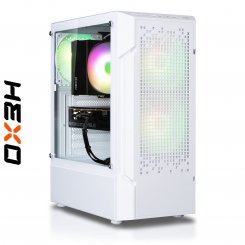 Комп'ютер HEXO Gaming RTX5060 Pro+ (HGP-MS-5500N5060-32S1TWH) White / AMD Ryzen 5 5500 (3.6-4.2), 6 ядер / RTX 5060 / 32 ГБ (DDR4) / 1024 ГБ (SSD)