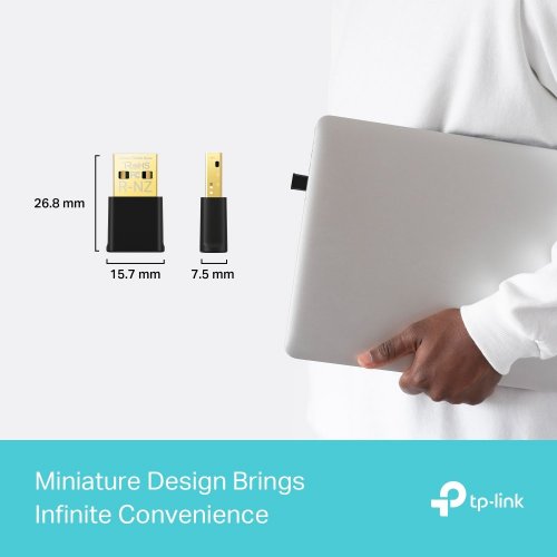 Купити Wi-Fi адаптер TP-LINK Archer TX20U Nano - ціна в Києві, Львові, Вінниці, Хмельницькому, Франківську, Україні | інтернет-магазин TELEMART.UA фото