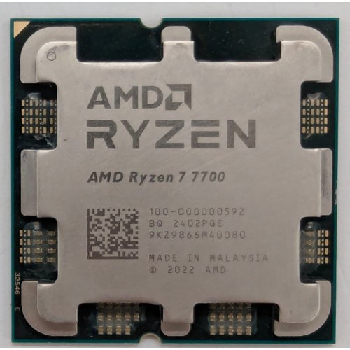 Купить Процессор AMD Ryzen 7 7700 3.8(5.3)GHz 32MB sAM5 Tray (100-000000592) (Восстановлено продавцом, 782561) с проверкой совместимости: обзор, характеристики, цена в Киеве, Днепре, Одессе, Харькове, Украине | интернет-магазин TELEMART.UA фото