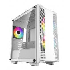 Корпус Deepcool CC360 ARGB без БП (R-CC360-WHAPM3-G-1) White (Восстановлено продавцом, 782576)