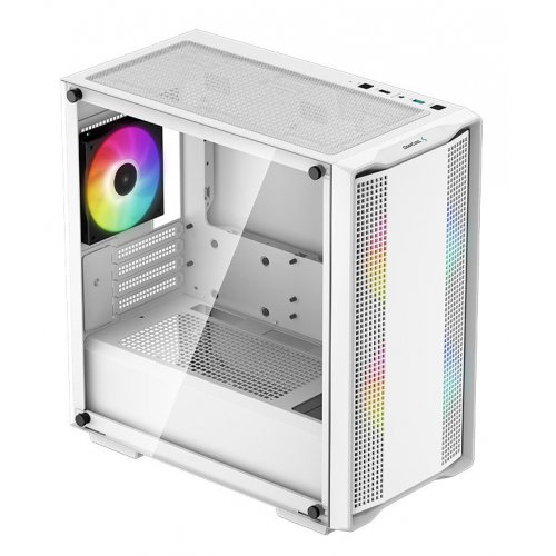 Купить Корпус Deepcool CC360 ARGB без БП (R-CC360-WHAPM3-G-1) White (Восстановлено продавцом, 782576) с проверкой совместимости: обзор, характеристики, цена в Киеве, Днепре, Одессе, Харькове, Украине | интернет-магазин TELEMART.UA фото