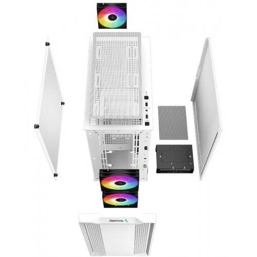 Купить Корпус Deepcool CC360 ARGB без БП (R-CC360-WHAPM3-G-1) White (Восстановлено продавцом, 782576) с проверкой совместимости: обзор, характеристики, цена в Киеве, Днепре, Одессе, Харькове, Украине | интернет-магазин TELEMART.UA фото