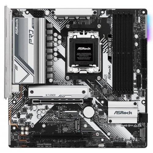 Материнська плата AsRock B650M Pro RS (sAM5, AMD B650) (Відновлено продавцем, 782578) купити з перевіркою сумісності: огляд, характеристики, ціна у Києві, Львові, Вінниці, Хмельницькому, Івано-Франківську, Україні | інтернет-магазин TELEMART.UA фото