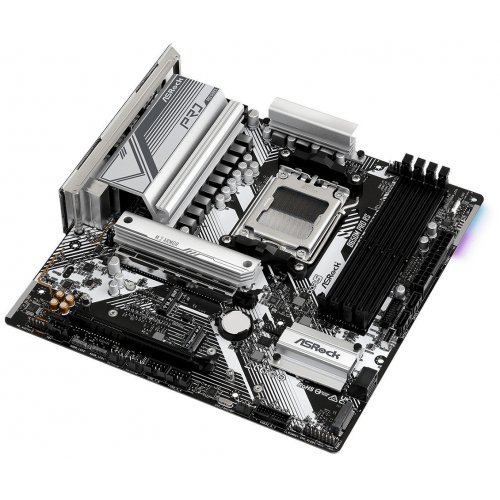 Материнська плата AsRock B650M Pro RS (sAM5, AMD B650) (Відновлено продавцем, 782578) купити з перевіркою сумісності: огляд, характеристики, ціна у Києві, Львові, Вінниці, Хмельницькому, Івано-Франківську, Україні | інтернет-магазин TELEMART.UA фото