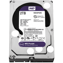 Жесткий диск Western Digital Purple 2TB 64MB 5400RPM 3.5'' (WD20PURZ) (Состояние нового, 782595)