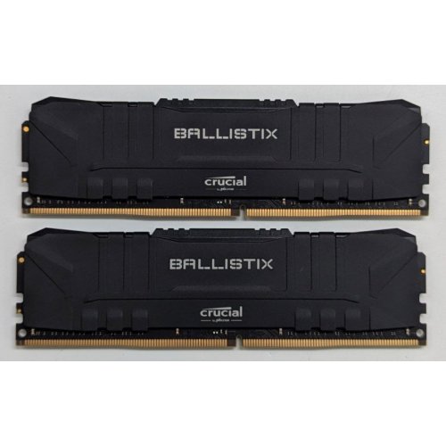 Купить Озу Crucial DDR4 32GB (2x16GB) 3200Mhz Ballistix Black (BL2K16G32C16U4B) (Восстановлено продавцом, 782607) с проверкой совместимости: обзор, характеристики, цена в Киеве, Днепре, Одессе, Харькове, Украине | интернет-магазин TELEMART.UA фото