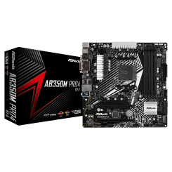 Материнская плата AsRock AB350M Pro4 R2.0 (sAM4, AMD B350) (Восстановлено продавцом, 782608)