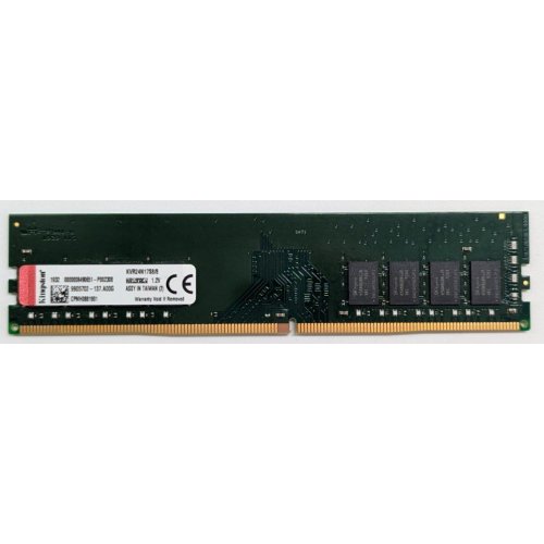 Купить Озу Kingston DDR4 8GB 2400Mhz ValueRAM (KVR24N17S8/8) (Восстановлено продавцом, 782613) с проверкой совместимости: обзор, характеристики, цена в Киеве, Днепре, Одессе, Харькове, Украине | интернет-магазин TELEMART.UA фото