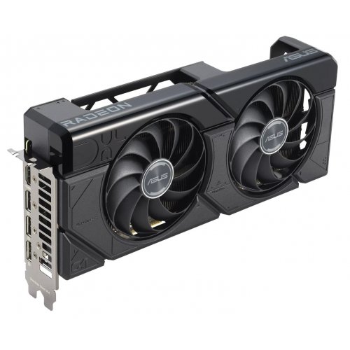 Уцінка відеокарта Asus Radeon RX 7800 XT Dual OC 16384MB (DUAL-RX7800XT-O16G) (после ремонта, 782621) купити з перевіркою сумісності: огляд, характеристики, ціна у Києві, Львові, Вінниці, Хмельницькому, Івано-Франківську, Україні | інтернет-магазин TELEMART.UA фото
