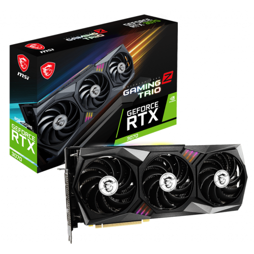 Відеокарта MSI GeForce RTX 3070 GAMING Z TRIO 8192MB (RTX 3070 GAMING Z TRIO 8G) LHR (Відновлено продавцем, 782628) купити з перевіркою сумісності: огляд, характеристики, ціна у Києві, Львові, Вінниці, Хмельницькому, Івано-Франківську, Україні | інтернет-магазин TELEMART.UA фото