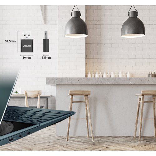 Купить Wi-Fi адаптер Asus USB-BE92 Nano - цена в Харькове, Киеве, Днепре, Одессе
в интернет-магазине Telemart фото