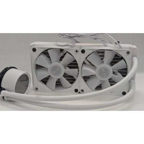 Купить Готовая сво NZXT Kraken 240 RGB (RL-KR240-W1) White (Восстановлено продавцом, 782850) с проверкой совместимости: обзор, характеристики, цена в Киеве, Днепре, Одессе, Харькове, Украине | интернет-магазин TELEMART.UA фото