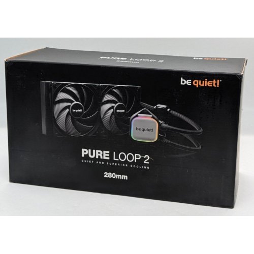 Готова сво Be Quiet! Pure Loop 2 280mm (BW018) (Відновлено продавцем, 782853) купити з перевіркою сумісності: огляд, характеристики, ціна у Києві, Львові, Вінниці, Хмельницькому, Івано-Франківську, Україні | інтернет-магазин TELEMART.UA фото
