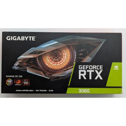 Відеокарта Gigabyte GeForce RTX 3060 Gaming OC 12288MB (GV-N3060GAMING OC-12GD 2.0) (Відновлено продавцем, 782865) купити з перевіркою сумісності: огляд, характеристики, ціна у Києві, Львові, Вінниці, Хмельницькому, Івано-Франківську, Україні | інтернет-магазин TELEMART.UA фото