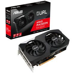 Відеокарта Asus Dual Radeon RX 6600 8192MB (DUAL-RX6600-8G) (Відновлено продавцем, 782882)