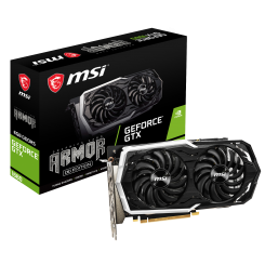 Видеокарта MSI GeForce GTX 1660 ARMOR OC 6144MB (GTX 1660 ARMOR 6G OC) (Восстановлено продавцом, 782892)