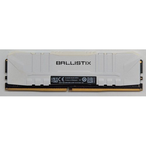 Купить Озу Crucial DDR4 8GB 3600Mhz Ballistix White (BL8G36C16U4W) (Восстановлено продавцом, 782909) с проверкой совместимости: обзор, характеристики, цена в Киеве, Днепре, Одессе, Харькове, Украине | интернет-магазин TELEMART.UA фото