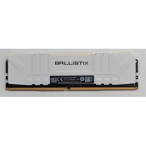 Купить Озу Crucial DDR4 8GB 3600Mhz Ballistix White (BL8G36C16U4W) (Восстановлено продавцом, 782911) с проверкой совместимости: обзор, характеристики, цена в Киеве, Днепре, Одессе, Харькове, Украине | интернет-магазин TELEMART.UA фото