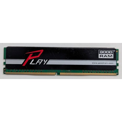 Озп GoodRAM DDR4 8GB 2133Mhz Play Black (GY2133D464L15S/8G) (Відновлено продавцем, 782924) купити з перевіркою сумісності: огляд, характеристики, ціна у Києві, Львові, Вінниці, Хмельницькому, Івано-Франківську, Україні | інтернет-магазин TELEMART.UA фото
