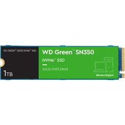 Ssd-диск Western Digital Green SN350 3D NAND QLC 1TB M.2 (2280 PCI-E) NVMe x4 (WDS100T3G0C) (Восстановлено продавцом, 782930)