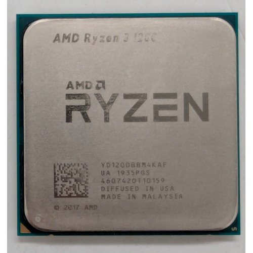 Процесор AMD Ryzen 3 1200 3.2(3.4)GHz sAM4 Tray (YD1200BBM4KAF) (Відновлено продавцем, 782936) купити з перевіркою сумісності: огляд, характеристики, ціна у Києві, Львові, Вінниці, Хмельницькому, Івано-Франківську, Україні | інтернет-магазин TELEMART.UA фото