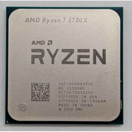 Купить Процессор AMD Ryzen 7 5700X 3.4(4.6)GHz 32MB sAM4 Tray (100-000000926) (Восстановлено продавцом, 783118) с проверкой совместимости: обзор, характеристики, цена в Киеве, Днепре, Одессе, Харькове, Украине | интернет-магазин TELEMART.UA фото