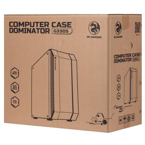 Купить Корпус 2E Gaming Dominator (2E-G3305) без БП Black (Восстановлено продавцом, 783192) с проверкой совместимости: обзор, характеристики, цена в Киеве, Днепре, Одессе, Харькове, Украине | интернет-магазин TELEMART.UA фото