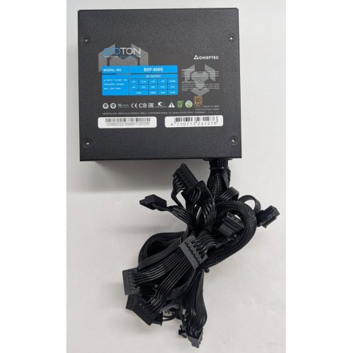 Купить Блок питания CHIEFTEC Proton 600W (BDF-600S) (Восстановлено продавцом, 783200) с проверкой совместимости: обзор, характеристики, цена в Киеве, Днепре, Одессе, Харькове, Украине | интернет-магазин TELEMART.UA фото