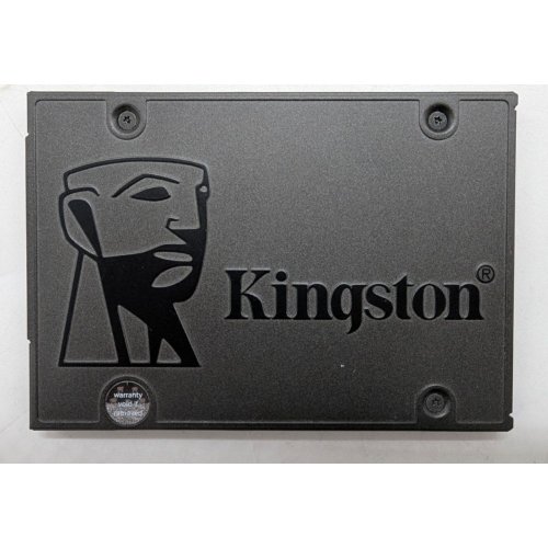 Ssd-диск Kingston SSDNow A400 TLC 480GB 2.5'' (SA400S37/480G) (Відновлено продавцем, 783205) купити з перевіркою сумісності: огляд, характеристики, ціна у Києві, Львові, Вінниці, Хмельницькому, Івано-Франківську, Україні | інтернет-магазин TELEMART.UA фото