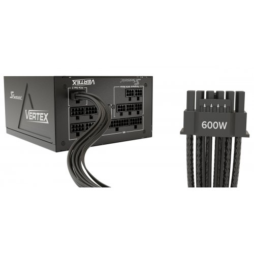 Блок живлення Seasonic Vertex GX-1200W ATX 3.1 (VERTEX GX 1200-ATX31) купити з перевіркою сумісності: огляд, характеристики, ціна у Києві, Львові, Вінниці, Хмельницькому, Івано-Франківську, Україні | інтернет-магазин TELEMART.UA фото