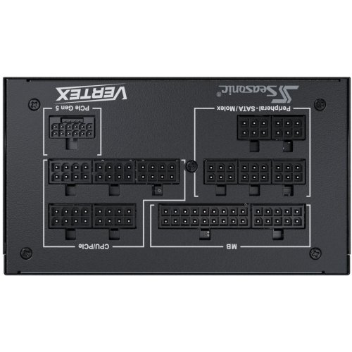 Блок живлення Seasonic Vertex PX-1200W ATX 3.1 (VERTEX PX 1200-ATX31) купити з перевіркою сумісності: огляд, характеристики, ціна у Києві, Львові, Вінниці, Хмельницькому, Івано-Франківську, Україні | інтернет-магазин TELEMART.UA фото