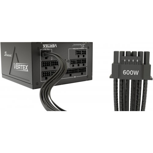 Блок живлення Seasonic Vertex PX-1200W ATX 3.1 (VERTEX PX 1200-ATX31) купити з перевіркою сумісності: огляд, характеристики, ціна у Києві, Львові, Вінниці, Хмельницькому, Івано-Франківську, Україні | інтернет-магазин TELEMART.UA фото