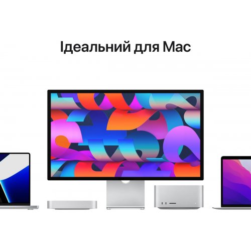 Купити Монітор Apple 27" Studio Display Nano-Texture Glass VESA Mount Adapter (Stand not included) (MYJL3GU/A) Silver - ціна в Києві, Львові, Вінниці, Хмельницькому, Франківську, Україні | інтернет-магазин TELEMART.UA фото