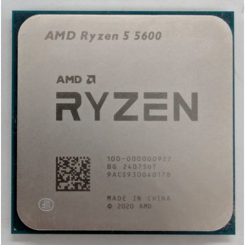 Купить Процессор AMD Ryzen 5 5600 3.5(4.4)GHz 32MB sAM4 Tray (100-000000927) (Восстановлено продавцом, 783416) с проверкой совместимости: обзор, характеристики, цена в Киеве, Днепре, Одессе, Харькове, Украине | интернет-магазин TELEMART.UA фото