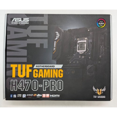 Купить Материнская плата Asus TUF GAMING H470-PRO (s1200, Intel H470) (Восстановлено продавцом, 783421) с проверкой совместимости: обзор, характеристики, цена в Киеве, Днепре, Одессе, Харькове, Украине | интернет-магазин TELEMART.UA фото