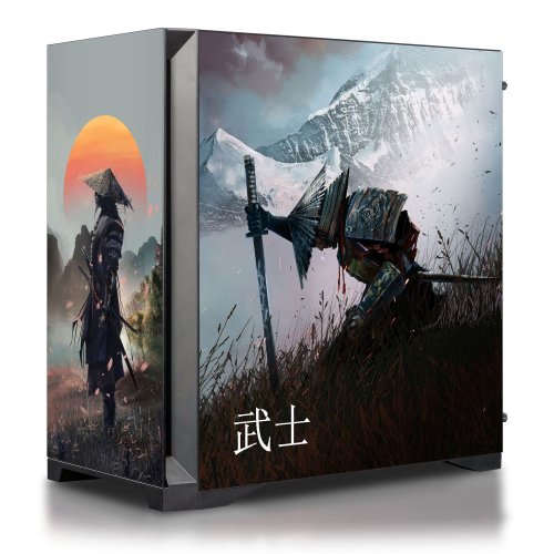 Корпус HEXO Gaming DUO Black Samurai v2 by Evolve купить в Украине: Киев, Днепр, Харьков, Одесса  | Проверка совместимости, низкая цена, отзывы, характеристики от TELEMART фото